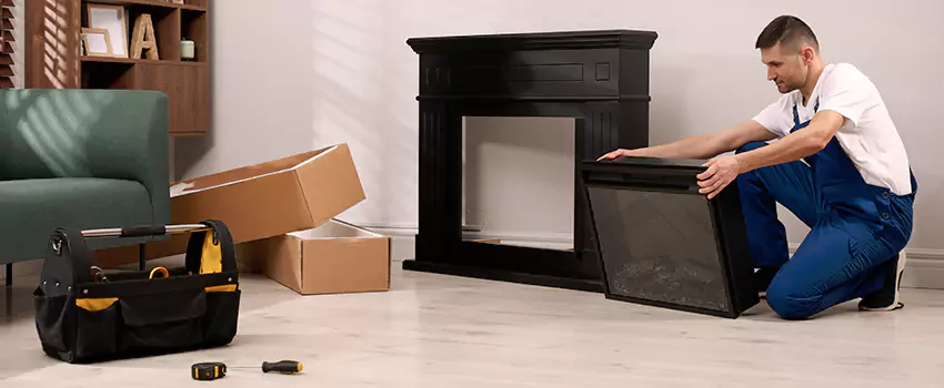 Old Rusted Metal Fireplace Repair And Replacement in Sidney, OH